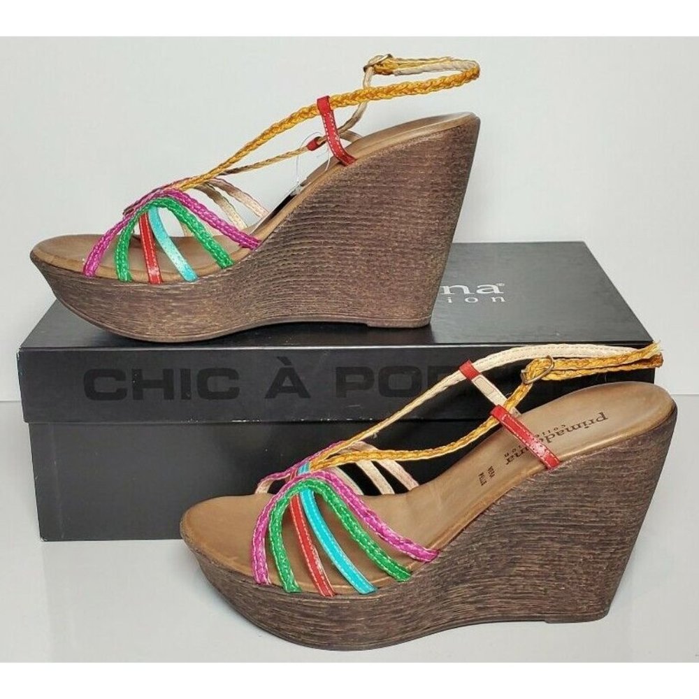 PRIMADONNA COLLECTION SANDALS  WOMEN'S SIZE EURO MULTICOLOR PD010111748